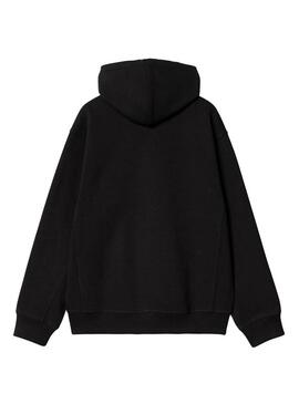 Sweat Carhartt Zippé Noir pour homme