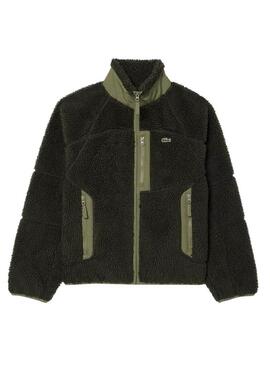 Veste Lacoste Polaire Verte pour homme