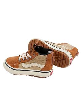 Baskets Vans MTE SK8-Hi Zip Camel pour bébé