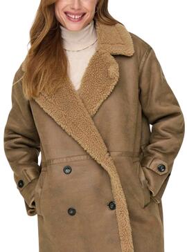 Manteau Only Lylva Beige pour femme