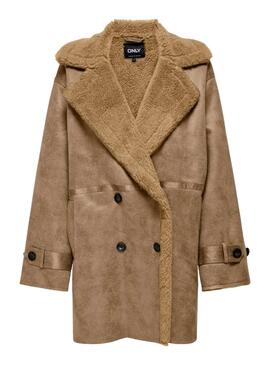 Manteau Only Lylva Beige pour femme