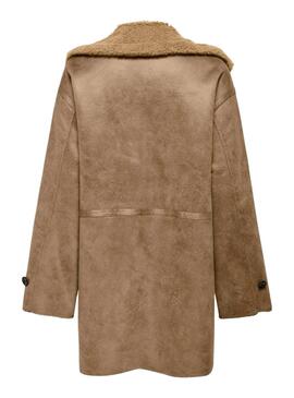 Manteau Only Lylva Beige pour femme