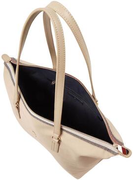 Sac Tommy Hilfiger Poppy Tote Beige pour femme