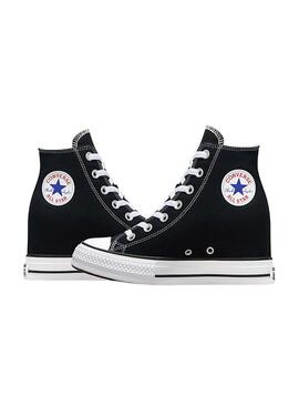 Baskets Converse Chuck Taylor All Star Wedge Noir pour femme