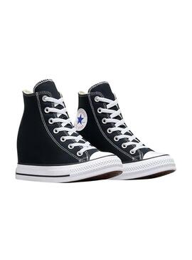 Baskets Converse Chuck Taylor All Star Wedge Noir pour femme