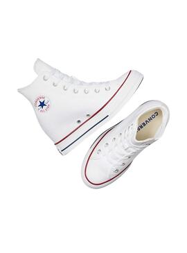 Baskets Converse Chuck Taylor All Star Wedge Blanc pour femme