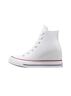 Baskets Converse Chuck Taylor All Star Wedge Blanc pour femme