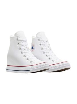 Baskets Converse Chuck Taylor All Star Wedge Blanc pour femme