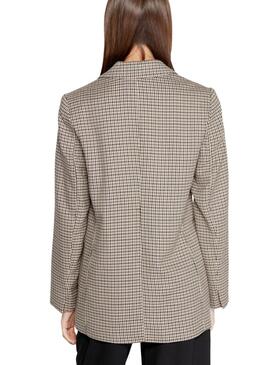 Blazer Only Lettie pied-de-poule pour femme