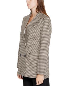 Blazer Only Lettie pied-de-poule pour femme