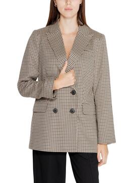 Blazer Only Lettie pied-de-poule pour femme