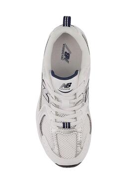 Basket New Balance 530 Blanc pour Enfant