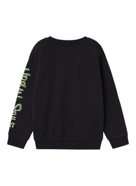 Sweatshirt Name It Sorben Noir pour Garçons