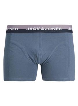 Pack de 3 Boxers Jack and Jones Heric Multicolore pour Homme