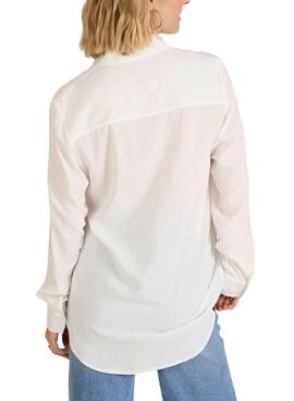 Chemise Naf Naf Viscose Blanche pour Femme