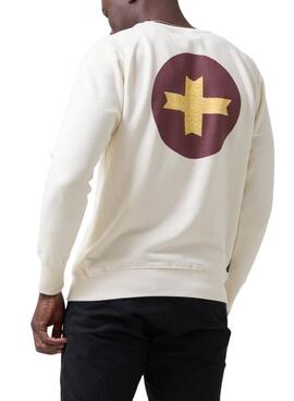 Sweatshirt Altonadock Croisé Beige pour Homme