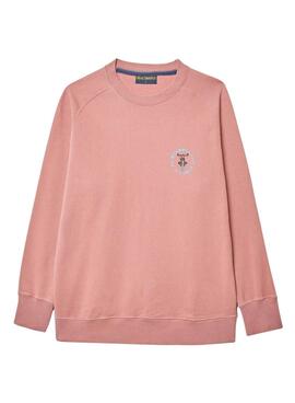 Sweatshirt Altonadock Moto Rose pour Homme