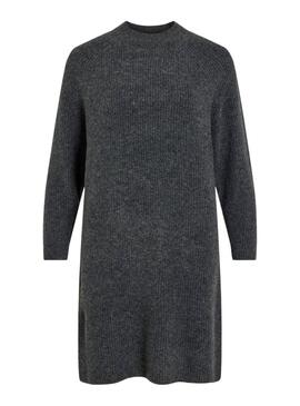 Robe en Maille Vila Vitysla Gris pour Femme