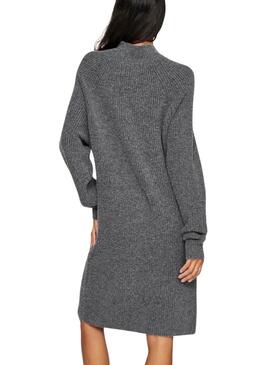 Robe en Maille Vila Vitysla Gris pour Femme