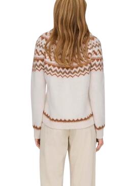 Pull Only Isle Beige pour femme