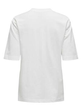 T-shirt Only Katie Create Blanc Parfum pour femme