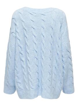 Pull Only Jeanett Bleu pour femme