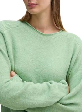 Pull Pepe Jeans Irma Vert Menthe pour femme