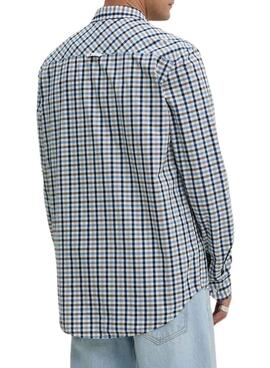 Chemise Tommy Jeans à carreaux Poplin pour homme