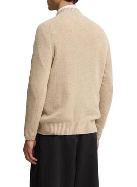 Pull Pepe Jeans Cred beige pour homme