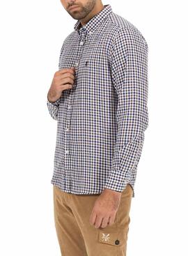 Chemise El Pulpo Imprimé Carreaux Vichy Bicolore pour Homme