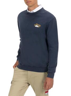 Sweatshirt El Pulpo Imprimé Nature Marine pour Homme