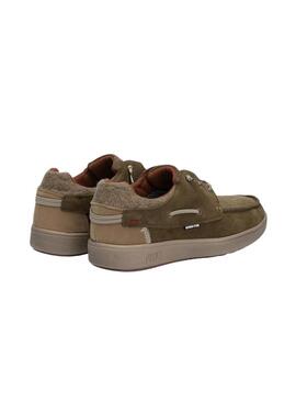 Baskets Nautiques Walk In Pitas Omi Vert pour Homme