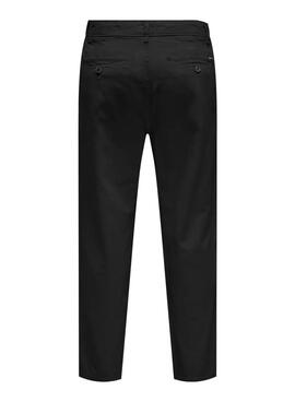 Pantalon Chino Only and Sons Noir pour Homme