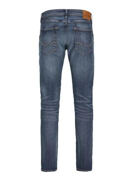 Jean Jack and Jones Mike Cole Bleu pour Homme