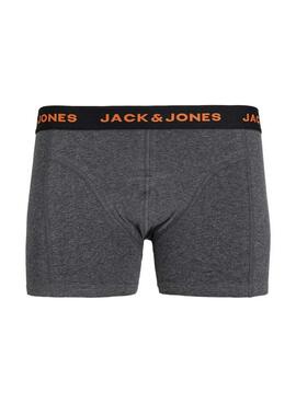 Pack de 3 Boxers Jack and Jones Multicolore Logo pour Homme