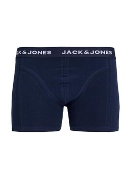 Pack de 3 Boxers Jack and Jones Multicolore Logo pour Homme