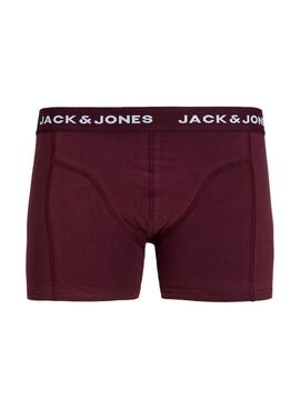 Pack de 3 Boxers Jack and Jones Multicolore Logo pour Homme