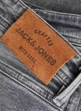 Jean Jack and Jones Glenn Cole Gris pour Homme