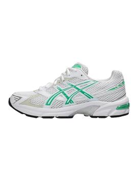 Baskets Asics GEL 1130 Blanc et Vert pour Femme