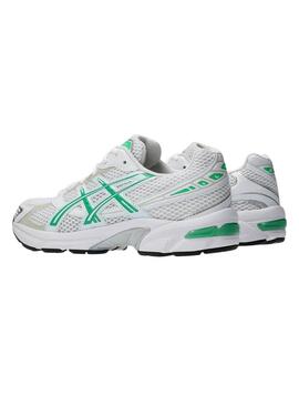 Baskets Asics GEL 1130 Blanc et Vert pour Femme