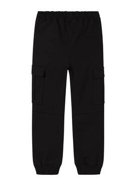 Pantalon Cargo Name It Skoma Noir pour Garçon