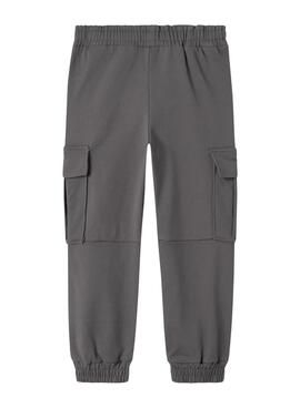 Pantalon Cargo Name It Skoma Gris pour Garçon