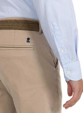 Pantalon Chino El Pulpo Beige pour Homme