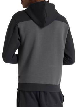 Sweat-shirt New Balance Fleece Hoodie Gris pour Homme