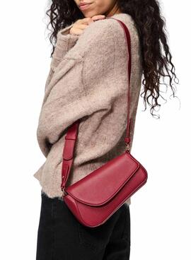 Sac Pieces Pinna Bandoulière Rouge pour Femme