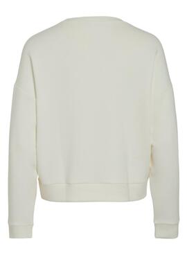 Sweat Vila Vireflect Beige pour femme