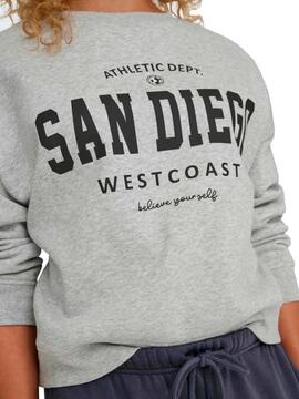 Sweat Only Gris San Diego pour femme