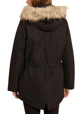 Parka Naf Naf Bupark Noir pour femme