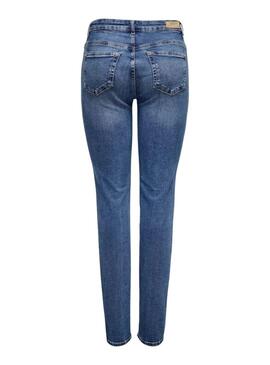 Jean Only Sui Slim Bleu pour femme