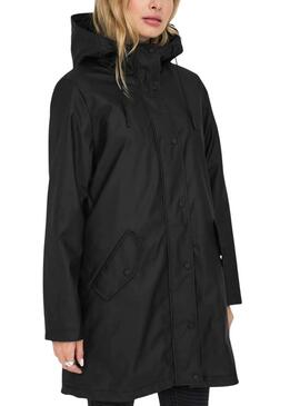 Imperméable Only Sally Noir pour femme